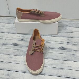 Bixby Nomad Red Canvas Ulealian Vulcanized Sneakers Mens Sz 9.5.